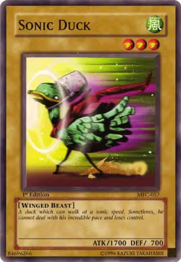 Sonic Duck (MFC-057), Magician's Force — Yu-Gi-Oh! card price