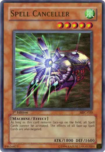 Spell Canceller (MFC-020), Magician's Force — Yu-Gi-Oh! card price