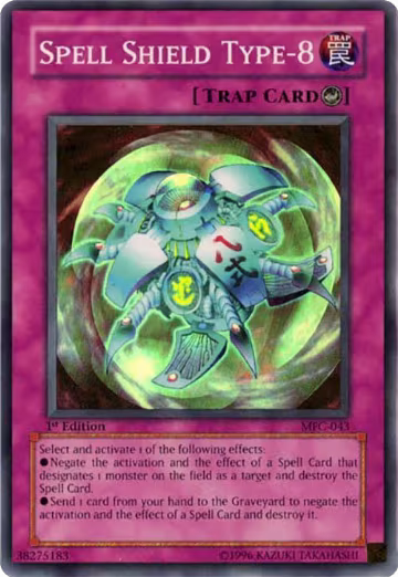 Spell Shield Type-8 (MFC-043), Magician's Force — Yu-Gi-Oh! card price