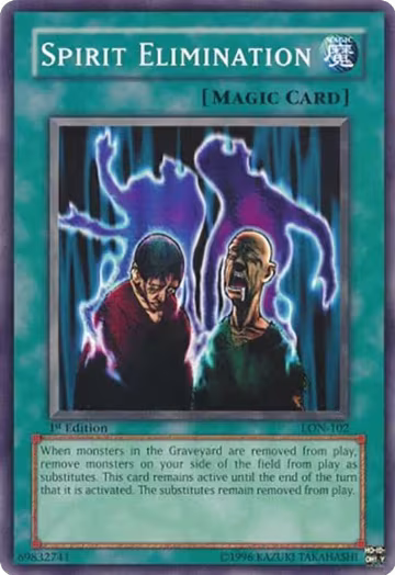 Spirit Elimination (LON-102), Labyrinth of Nightmare — Yu-Gi-Oh! card price