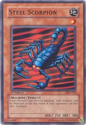 Steel Scorpion (MRD-029), Metal Raiders — Yu-Gi-Oh! card price