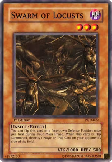Swarm of Locusts (PGD-022), Pharaonic Guardian — Yu-Gi-Oh! card price