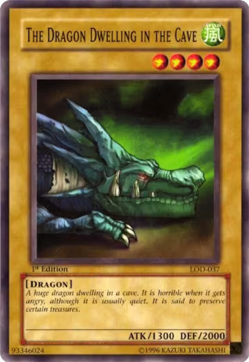 The Dragon Dwelling In The Cave (LOD-037), Legacy of Darkness — Yu-Gi-Oh! card price