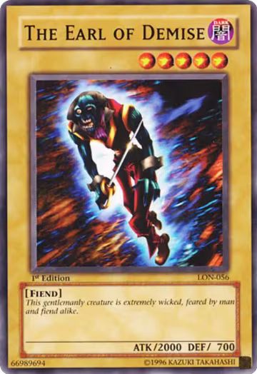 The Earl of Demise (LON-056), Labyrinth of Nightmare — Yu-Gi-Oh! card price