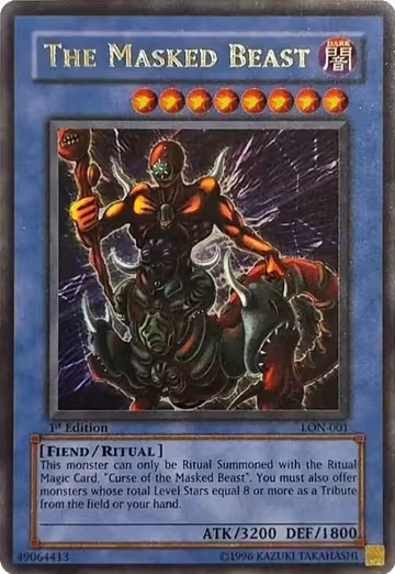 The Masked Beast (LON-001), Labyrinth of Nightmare — Yu-Gi-Oh! card price