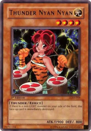 Thunder Nyan Nyan (LOD-059), Legacy of Darkness — Yu-Gi-Oh! card price