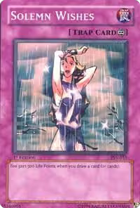 Solemn Wishes (PSV-055), Pharaoh's Servant — Yu-Gi-Oh! card price