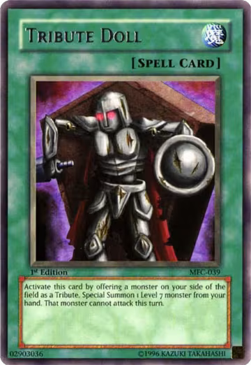 Tribute Doll (MFC-039), Magician's Force — Yu-Gi-Oh! card price