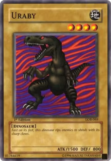 Uraby (LOB-069), The Legend of Blue Eyes White Dragon — Yu-Gi-Oh! card price