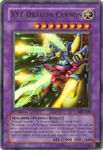 XYZ-Dragon Cannon (MFC-052) — card price
