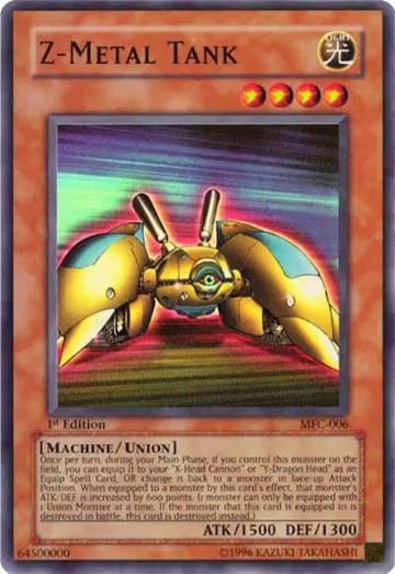 Z-Metal Tank (MFC-006), Magician's Force — Yu-Gi-Oh! card price