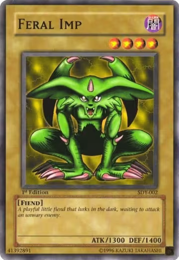 Feral Imp (SDY-002), Starter Deck: Yugi — Yu-Gi-Oh! card price