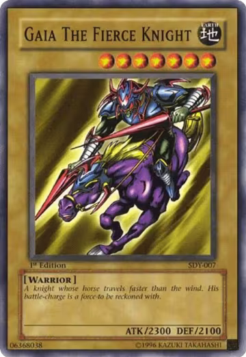 Gaia The Fierce Knight (SDY-007), Starter Deck: Yugi — Yu-Gi-Oh! card price