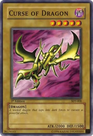 Curse of Dragon (SDY-008), Starter Deck: Yugi — Yu-Gi-Oh! card price