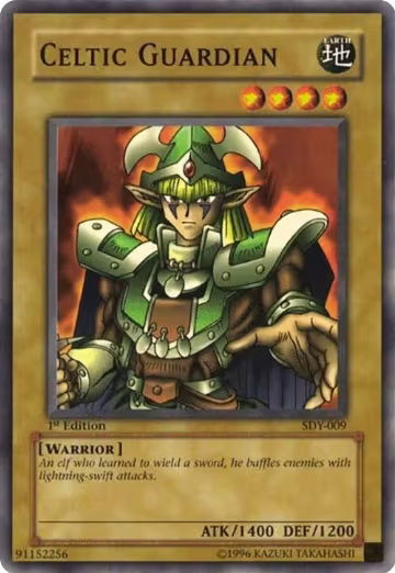 Celtic Guardian (SDY-009), Starter Deck: Yugi — Yu-Gi-Oh! card price