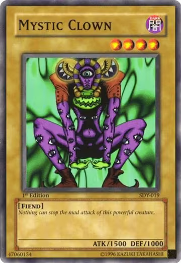 Mystic Clown (SDY-019), Starter Deck: Yugi — Yu-Gi-Oh! card price