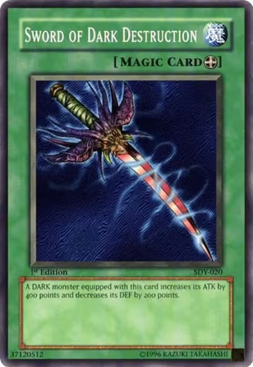 Sword of Dark Destruction (SDY-020), Starter Deck: Yugi — Yu-Gi-Oh! card price