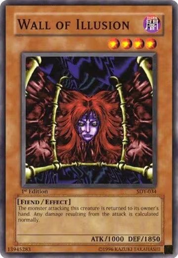 Wall of Illusion (SDY-034), Starter Deck: Yugi — Yu-Gi-Oh! card price
