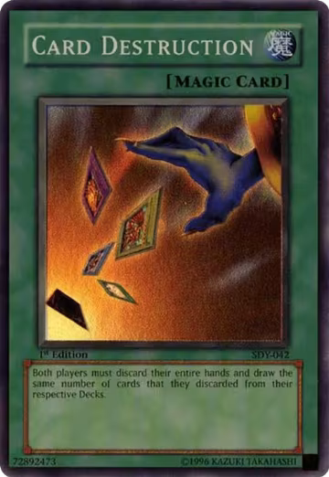 Card Destruction (SDY-042), Starter Deck: Yugi — Yu-Gi-Oh! card price