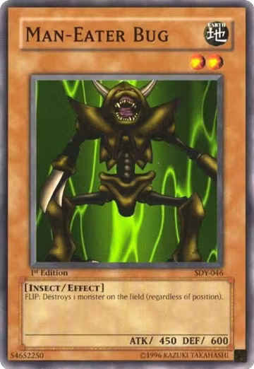 Man-Eater Bug (SDY-046), Starter Deck: Yugi — Yu-Gi-Oh! card price