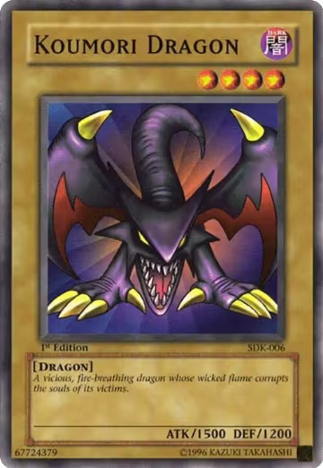 Koumori Dragon (SDK-006), Starter Deck: Kaiba — Yu-Gi-Oh! card price