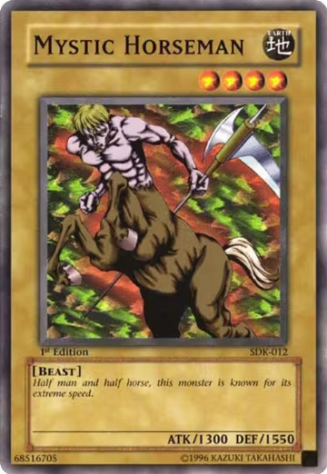 Mystic Horseman (SDK-012), Starter Deck: Kaiba — Yu-Gi-Oh! card price