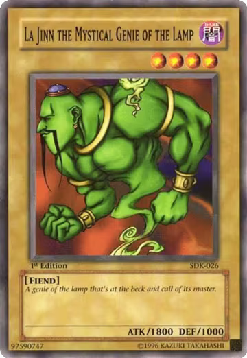 La Jinn the Mystical Genie of the Lamp (SDK-026), Starter Deck: Kaiba — Yu-Gi-Oh! card price