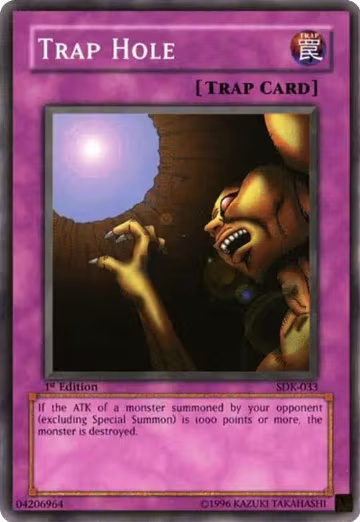 Trap Hole (SDK-033), Starter Deck: Kaiba — Yu-Gi-Oh! card price