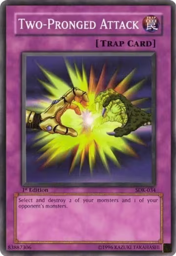 Two-Pronged Attack (SDK-034), Starter Deck: Kaiba — Yu-Gi-Oh! card price