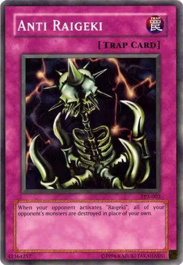 Anti Raigeki (TP3-002) — card price