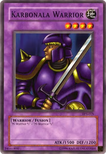 Karbonala Warrior (TP3-015), Tournament Pack 3 — Yu-Gi-Oh! card price