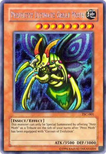 Perfectly Ultimate Great Moth (The Sacred Cards) (TSC-001), Yu-Gi-Oh! Video Game Promotional Cards — Yu-Gi-Oh! card price