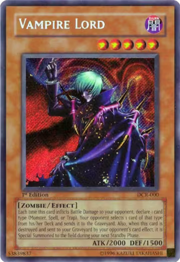 Vampire Lord (DCR-000), Dark Crisis — Yu-Gi-Oh! card price