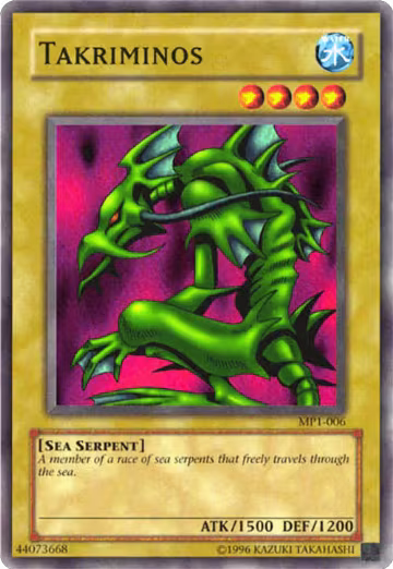 Takriminos (MP1-006), McDonald's Promo — Yu-Gi-Oh! card price