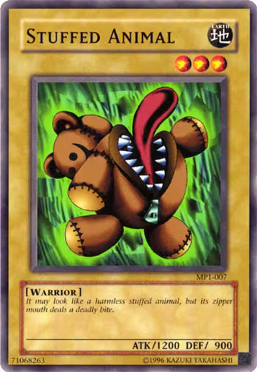 Stuffed Animal (MP1-007), McDonald's Promo — Yu-Gi-Oh! card price