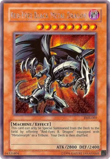 Red-Eyes Black Metal Dragon (Forbidden Memories) (FMR-001), Yu-Gi-Oh! Video Game Promotional Cards — Yu-Gi-Oh! card price
