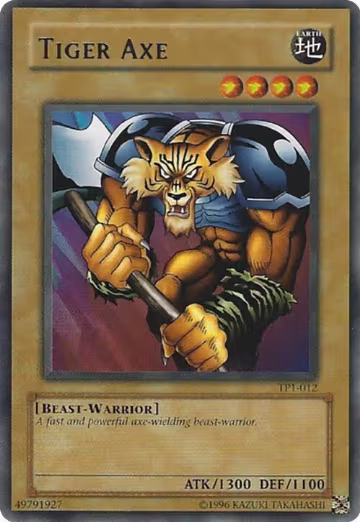 Tiger Axe (TP1-012), Tournament Pack 1 — Yu-Gi-Oh! card price