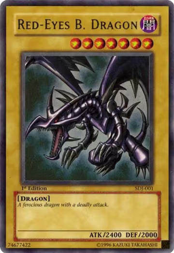 Red-Eyes B. Dragon (SDJ-001) — card price