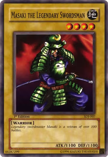 Masaki the Legendary Swordsman (SDJ-007), Starter Deck: Joey — Yu-Gi-Oh! card price