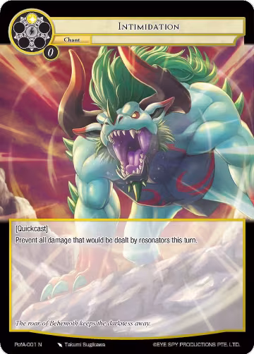 Intimidation (PofA-001), Alice Origin IV: Prologue of Attoractia — Force of Will card price