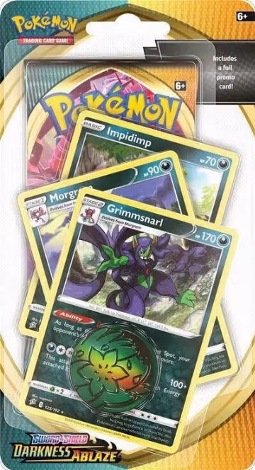 Darkness Ablaze Premium Checklane Blister [Grimmsnarl], Darkness Ablaze — Pokémon sealed product price