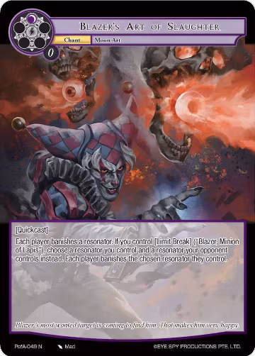 Blazer's Art of Slaughter (PofA-049), Alice Origin IV: Prologue of Attoractia — Force of Will card price