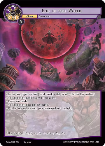 End of the World (PofA-057), Alice Origin IV: Prologue of Attoractia — Force of Will card price
