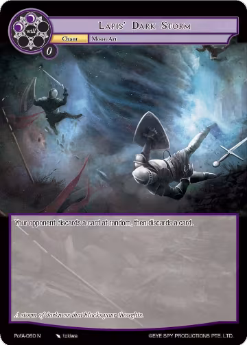 Lapis' Dark Storm (PofA-060), Alice Origin IV: Prologue of Attoractia — Force of Will card price