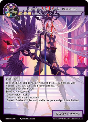 Lenneth, the Dark Priestess (PofA-061), Alice Origin IV: Prologue of Attoractia — Force of Will card price