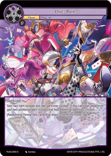 One Pair (PofA-066), Alice Origin IV: Prologue of Attoractia — Force of Will card price