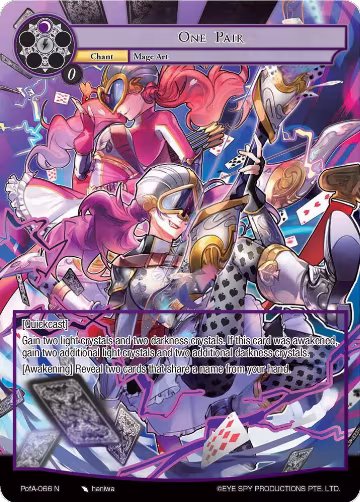 One Pair (Full Art) (PofA-066), Alice Origin IV: Prologue of Attoractia — Force of Will card price