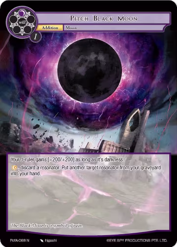 Pitch Black Moon (PofA-068), Alice Origin IV: Prologue of Attoractia — Force of Will card price