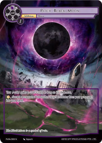 Pitch Black Moon (Full Art) (PofA-068), Alice Origin IV: Prologue of Attoractia — Force of Will card price