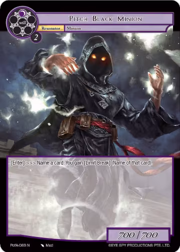 Pitch Black Minion (PofA-069), Alice Origin IV: Prologue of Attoractia — Force of Will card price